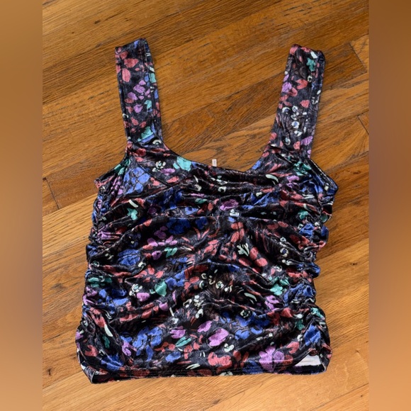 Free People velvet corset top - Picture 2 of 6